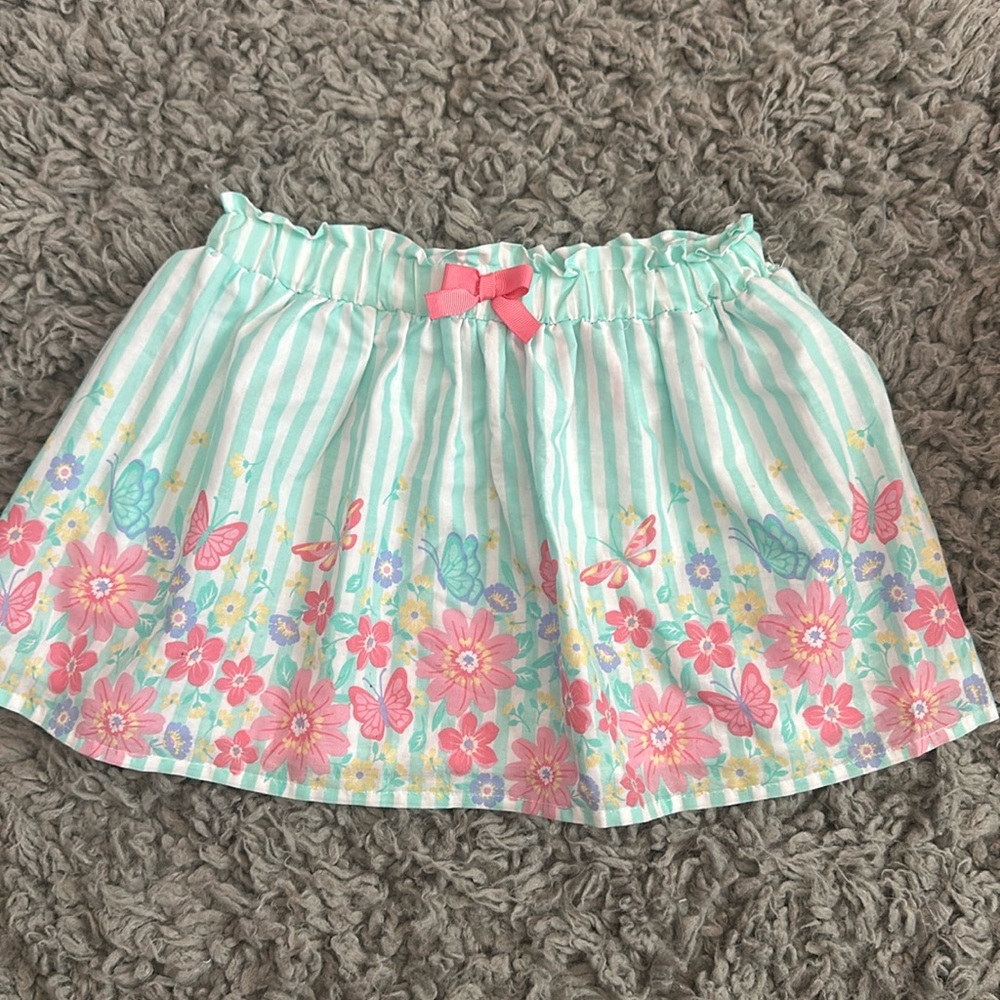 Isaac Mizrahi Butterfly flower skirt